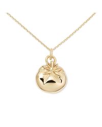 Delicacies Jewelry - Metallic 14kt Gold & Diamond Tomato Necklace - Lyst