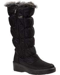 Pajar | Alexandra Snow Boot Black Fabric | Lyst