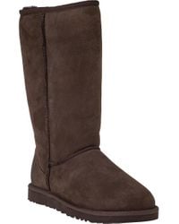 Ugg | Classic Tall Boot Chocolate Brown Suede | Lyst
