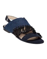 3.1 Phillip Lim - Blue Martini Denim Sandals - Lyst