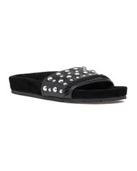 J/Slides - Nora Sandal Black Leather - Lyst