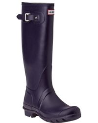 Hunter - Original Wellington Rain Boot Purple - Lyst