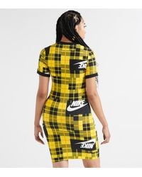 yellow nike dress