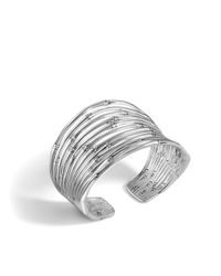John Hardy | Metallic Bamboo Cuff | Lyst