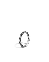 John Hardy | Metallic Twisted Chain Band Ring | Lyst