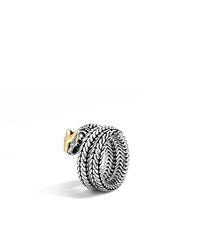 John Hardy | Blue Macan Coil Ring | Lyst