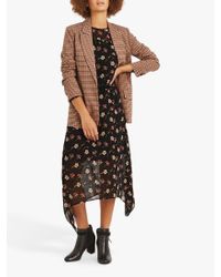 frieda floral midi dress