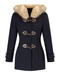 miss selfridge toggle coat