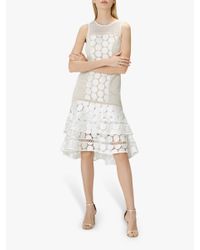 eve geo lace shift dress