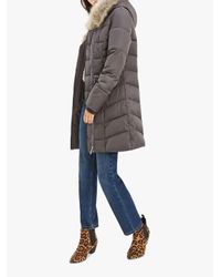 oasis yarmouth padded coat black