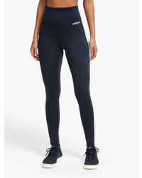adidas Synthetic Enhanced Motion Tights in Blue - Lyst