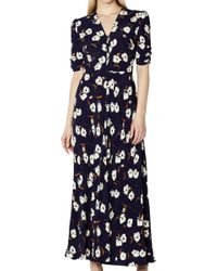 Ghost marley dress blue Clearance