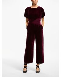 aston velvet jumpsuit