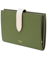 celine green wallet
