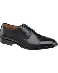 Jos. A. Bank Black Johnston & Murphy Bradford Cap-toe Oxfords for men