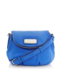 Marc Jacobs Blue Mini Q Natasha Crossbody Bag