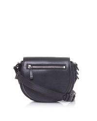 Rebecca Minkoff Black Mini Astor Saddle Bag