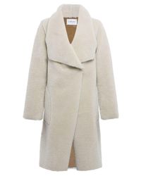 Velvet By Graham & Spencer Natural Tangy Faux Fur Coat