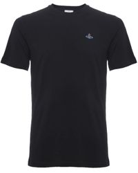 Vivienne Westwood Black Orb T-shirt for men