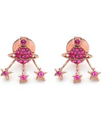 Vivienne Westwood Pink Pia Earrings
