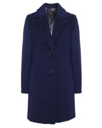 Creenstone Blue Estina Wool Coat