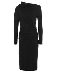Vivienne Westwood Anglomania Black Taxa Drape Dress