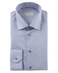 Eton of Sweden Blue Contemporary Fit Striped Shirt for men