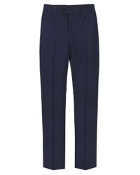 Corneliani Blue Wool Trousers for men