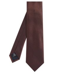 Corneliani Metallic Plain Tonal Silk Tie for men