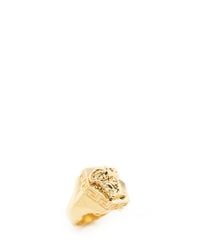 Versace Metallic Medusa Ring for men
