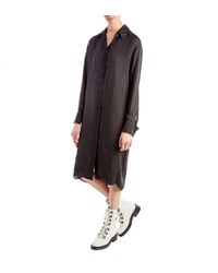 Olivier Theyskens Black Shirt Dress