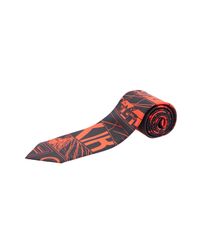 Prada - Comics Red Twill Tie for Men - Lyst