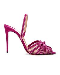 Christian Louboutin Pink Araborda Strass Heel