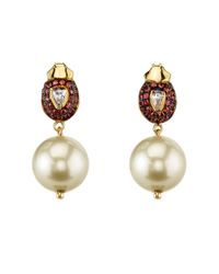 Daniela Villegas - Metallic Mi Media Naranja Earrings - Lyst