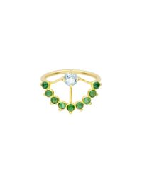 AIMEE AIMER - Green Beija Flor Hummingbird Ring - Lyst