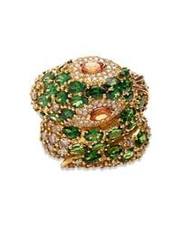 Madstone - Green Medusa Diamond Ring - Lyst