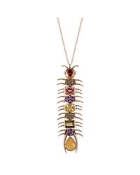 Daniela Villegas - Metallic Empress Technicolor Centipede Necklace - Lyst
