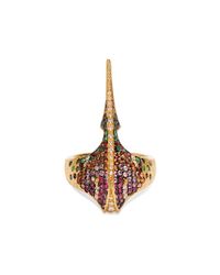 Venyx - Metallic Kaleidoscope Tiger Ray Ring - Lyst
