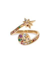 Venyx Multicolor Star Moonshell Open Ring