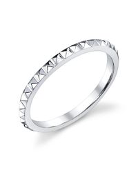 Anita Ko - Metallic Eternity Spike White Gold Ring - Lyst
