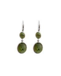 Sidney Garber - Green Tourmaline Drop Earrings - Lyst