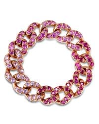 SHAY - Red Ruby Link Ring - Lyst