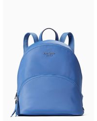 Kate Spade Blue Karissa Nylon Large Backpack