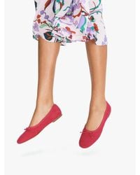 Kate Spade Suede Honey Flats - Lyst