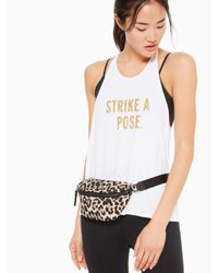 Kate Spade Black That's The Spirit Leopard-print Belt Bag