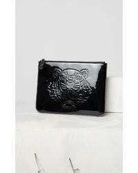 kenzo black clutch