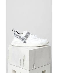 KENZO Leather Calvin Sneaker in White 
