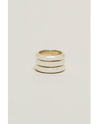 Sophie Buhai - Metallic Three Dome Ring - Lyst