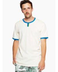 Masafumi Watanabe x Reef - M.w. X Reef Ringer Tee Natural for Men - Lyst