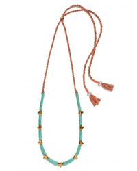 Lizzie Fortunato | Multicolor Turquoise Simple Tooth Necklace | Lyst